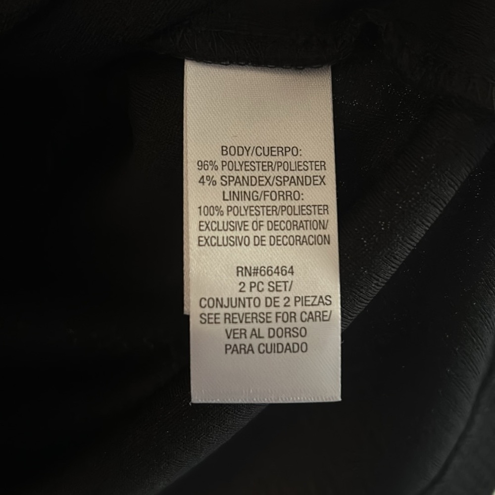 Studio one New York 2 piece black and cream dress - Picture 9 of 12